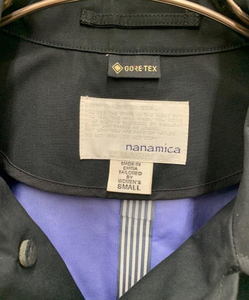 nanamica（ナナミカ）nanamica (ナナミカ) ステンカラーコート ブラック サイズ:SMALL 未使用品の古着・服飾アイテム