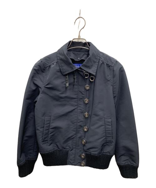 BURBERRY BLUE LABEL（バーバリーロンドンブルーレーベル）BURBERRY BLUE LABEL (バーバリーロンドンブルーレーベル) ジャケット ブラック サイズ:38の古着・服飾アイテム