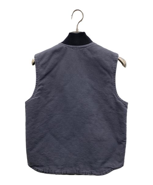 CarHartt（カーハート）CarHartt (カーハート) ダックベスト グレー×ブラック サイズ:Sの古着・服飾アイテム