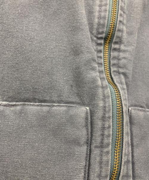 CarHartt（カーハート）CarHartt (カーハート) ダックベスト グレー×ブラック サイズ:Sの古着・服飾アイテム