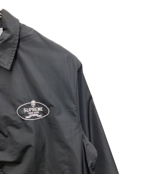 SUPREME（シュプリーム）Supreme (シュプリーム) クレストコーチジャケット ブラック×グレー サイズ:Lの古着・服飾アイテム