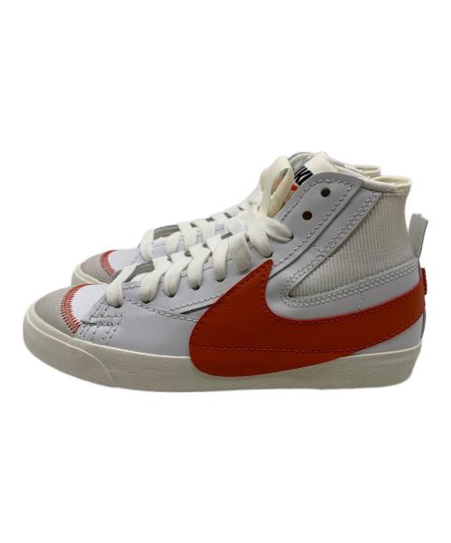 NIKE（ナイキ）NIKE (ナイキ) Blazer Mid 77 Jumbo ホワイト×オレンジ サイズ:28 未使用品の古着・服飾アイテム