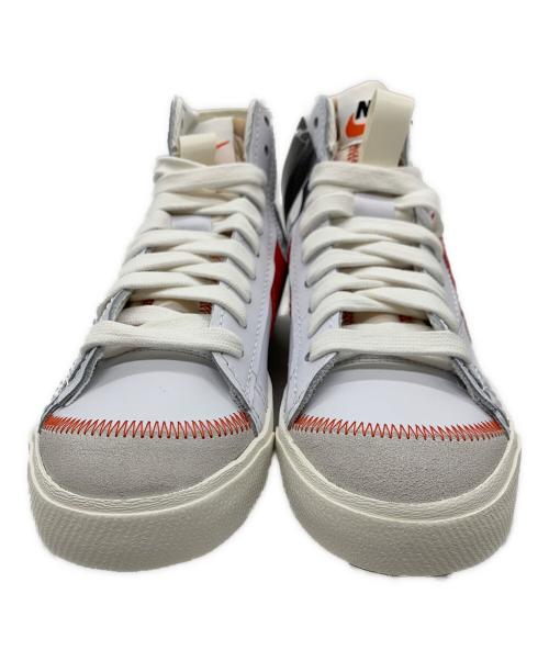 NIKE（ナイキ）NIKE (ナイキ) Blazer Mid 77 Jumbo ホワイト×オレンジ サイズ:28 未使用品の古着・服飾アイテム