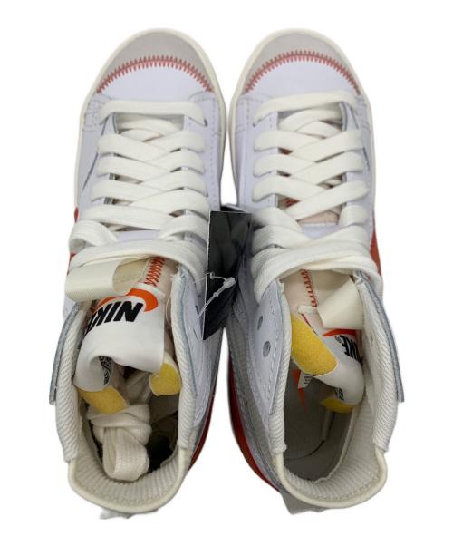 NIKE（ナイキ）NIKE (ナイキ) Blazer Mid 77 Jumbo ホワイト×オレンジ サイズ:28 未使用品の古着・服飾アイテム