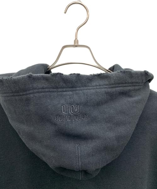 gold（ゴールド）gold (ゴールド) プルオーバーパーカー ブラック サイズ:Mediumの古着・服飾アイテム