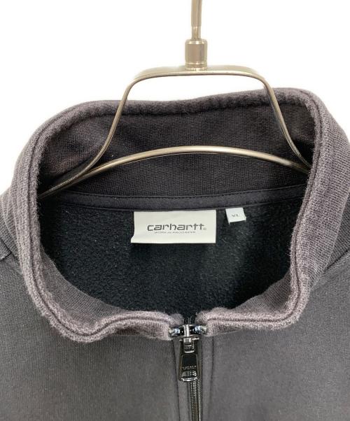 CarHartt（カーハート）CarHartt (カーハート) ハーフジップスウェット ブラック サイズ:XLの古着・服飾アイテム