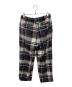 gold (ゴールド) COTTON NEL CHECK EASY PANTS ブラウン×グレー サイズ:M：6000円