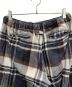 中古・古着 gold (ゴールド) COTTON NEL CHECK EASY PANTS ブラウン×グレー サイズ:M：6000円