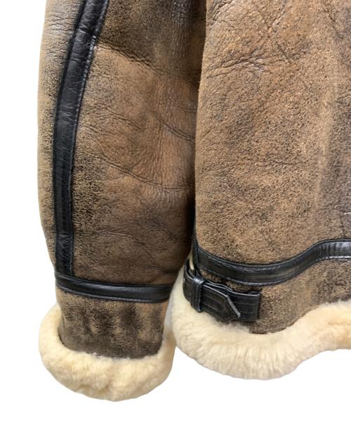 AVIREX（アヴィレックス）AVIREX (アヴィレックス) レザージャケット ブラウン サイズ:Lの古着・服飾アイテム