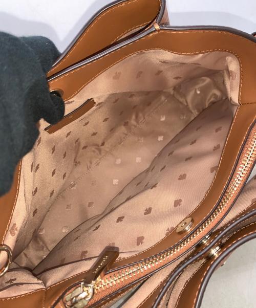 Kate Spade（ケイトスペード）Kate Spade (ケイトスペード) 2WAYショルダーバッグ ブラウンの古着・服飾アイテム