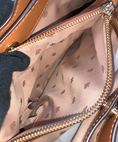 Kate Spade（ケイトスペード）Kate Spade (ケイトスペード) 2WAYショルダーバッグ ブラウンの古着・服飾アイテム