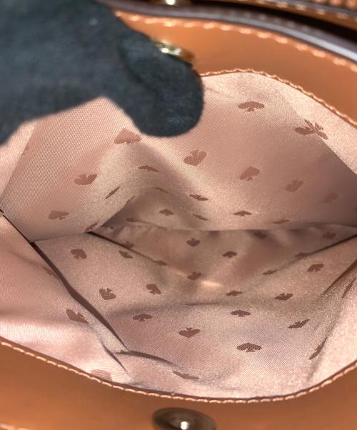 Kate Spade（ケイトスペード）Kate Spade (ケイトスペード) 2WAYショルダーバッグ ブラウンの古着・服飾アイテム