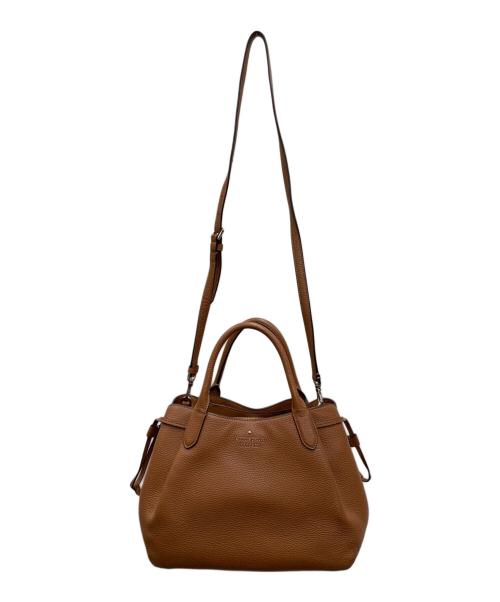 Kate Spade（ケイトスペード）Kate Spade (ケイトスペード) 2WAYショルダーバッグ ブラウンの古着・服飾アイテム