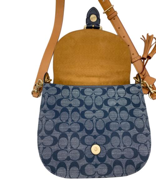 COACH（コーチ）COACH (コーチ) 2WAYショルダーバッグ ネイビーの古着・服飾アイテム