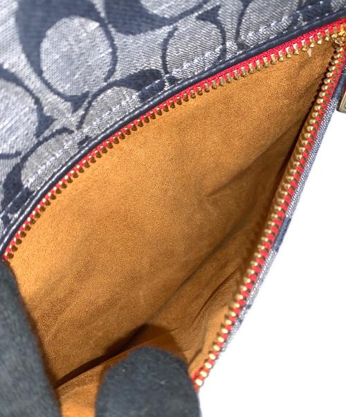 COACH（コーチ）COACH (コーチ) 2WAYショルダーバッグ ネイビーの古着・服飾アイテム