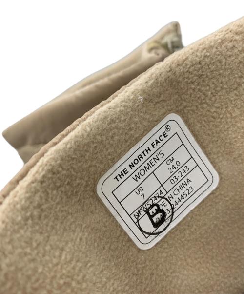 THE NORTH FACE（ザ ノース フェイス）THE NORTH FACE (ザ ノース フェイス) カルミア ヌプシ ブーツ ウォータープルーフ ベージュ サイズ:24 未使用品の古着・服飾アイテム
