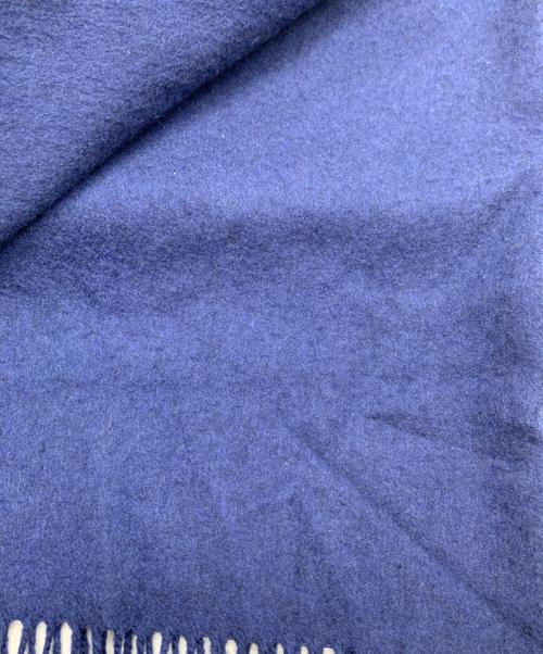 JOHNSTONS OF ELGIN（ジョンストンズオブエルガン）JOHNSTONS OF ELGIN (ジョンストンズオブエルガン) カシミヤマフラー ブルーの古着・服飾アイテム