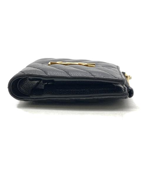 Saint Laurent Paris（サンローランパリ）Saint Laurent Paris (サンローランパリ) 2つ折り財布 ブラックの古着・服飾アイテム