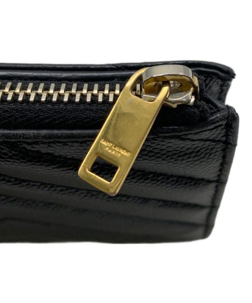 Saint Laurent Paris（サンローランパリ）Saint Laurent Paris (サンローランパリ) 2つ折り財布 ブラックの古着・服飾アイテム