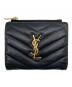 Saint Laurent Paris（サンローランパリ）の古着「2つ折り財布」｜ブラック