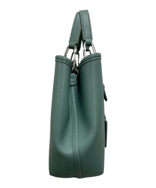 EMPORIO ARMANI（エンポリオアルマーニ）EMPORIO ARMANI (エンポリオアルマーニ) 2WAYバッグ グリーンの古着・服飾アイテム