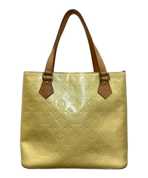 LOUIS VUITTON（ルイ ヴィトン）LOUIS VUITTON (ルイ ヴィトン) ハンドバッグ ヴェルニ ヒューストン ジョーヌの古着・服飾アイテム