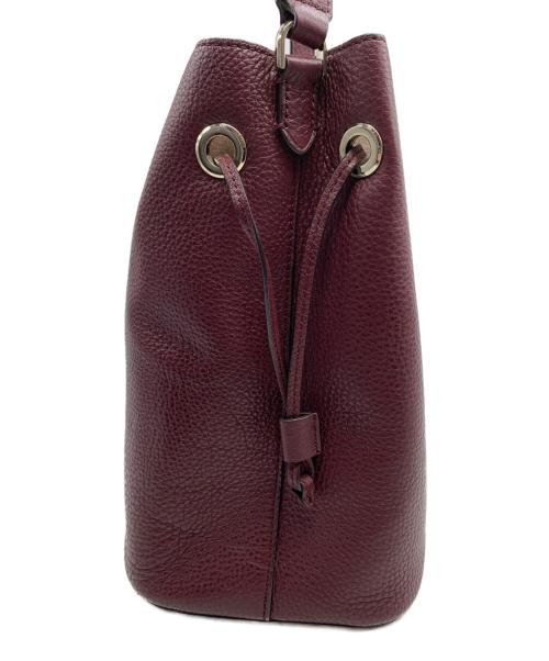 Kate Spade（ケイトスペード）Kate Spade (ケイトスペード) バスケットバック ボルドーの古着・服飾アイテム
