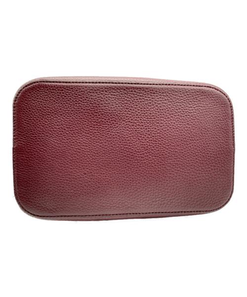 Kate Spade（ケイトスペード）Kate Spade (ケイトスペード) バスケットバック ボルドーの古着・服飾アイテム