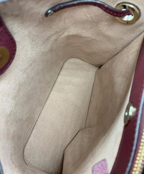 Kate Spade（ケイトスペード）Kate Spade (ケイトスペード) バスケットバック ボルドーの古着・服飾アイテム