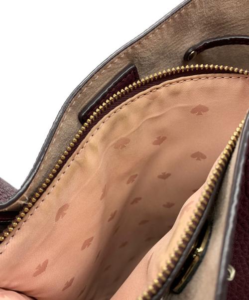 Kate Spade（ケイトスペード）Kate Spade (ケイトスペード) バスケットバック ボルドーの古着・服飾アイテム