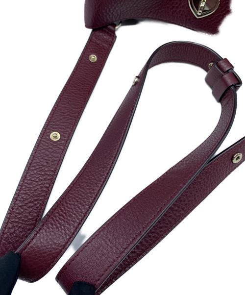 Kate Spade（ケイトスペード）Kate Spade (ケイトスペード) バスケットバック ボルドーの古着・服飾アイテム