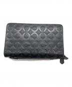 COACHコーチ）の古着「長財布」｜ブラック