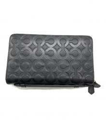 COACH（コーチ）の古着「長財布」｜ブラック