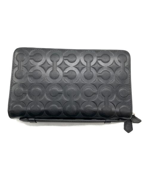 COACH（コーチ）COACH (コーチ) 長財布 ブラックの古着・服飾アイテム