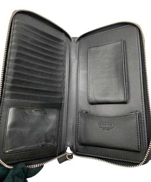 COACH（コーチ）COACH (コーチ) 長財布 ブラックの古着・服飾アイテム