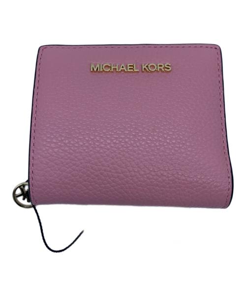 MICHAEL KORS（マイケル・コース）MICHAEL KORS (マイケル・コース) 2つ折り財布 ピンク 未使用品の古着・服飾アイテム