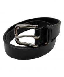 BEORMA（ベオーマ）の古着「レザーベルト」｜ブラック