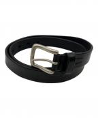 SLOWスロウ）の古着「レザーベルト」｜ブラック