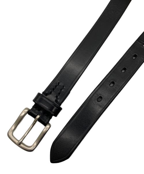 SLOW（スロウ）SLOW (スロウ) レザーベルト ブラックの古着・服飾アイテム