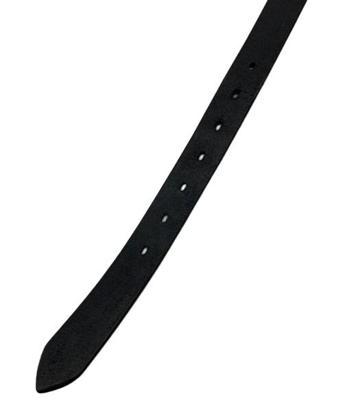 SLOW（スロウ）SLOW (スロウ) レザーベルト ブラックの古着・服飾アイテム