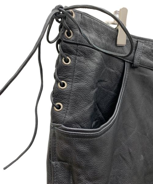 FIRST CLASSIC（ファーストクラシック）FIRST CLASSIC (ファーストクラシック) レザーパンツ ブラック サイズ:42の古着・服飾アイテム