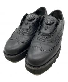 vibram（ビブラム）の古着「ウィングチップシューズ」｜ブラック