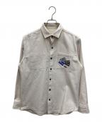 LACOSTEラコステ）の古着「リバーシブルシャツ」｜アイボリー