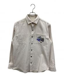 LACOSTE（ラコステ）の古着「リバーシブルシャツ」｜アイボリー