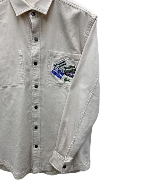 LACOSTE（ラコステ）LACOSTE (ラコステ) リバーシブルシャツ アイボリー サイズ:M 未使用品の古着・服飾アイテム