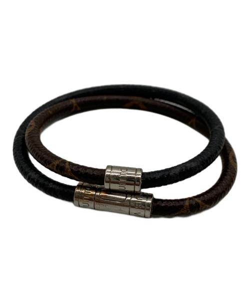 LOUIS VUITTON（ルイ ヴィトン）LOUIS VUITTON (ルイ ヴィトン) ブレスレット ブラウン×ブラックの古着・服飾アイテム