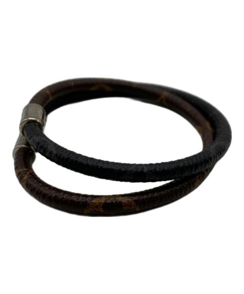 LOUIS VUITTON（ルイ ヴィトン）LOUIS VUITTON (ルイ ヴィトン) ブレスレット ブラウン×ブラックの古着・服飾アイテム