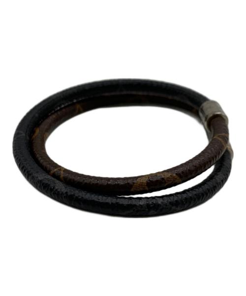 LOUIS VUITTON（ルイ ヴィトン）LOUIS VUITTON (ルイ ヴィトン) ブレスレット ブラウン×ブラックの古着・服飾アイテム