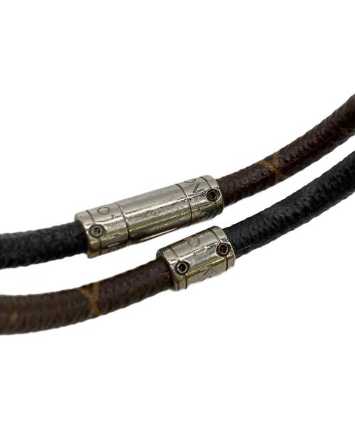 LOUIS VUITTON（ルイ ヴィトン）LOUIS VUITTON (ルイ ヴィトン) ブレスレット ブラウン×ブラックの古着・服飾アイテム