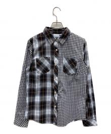 Columbia（コロンビア）の古着「長袖シャツ」｜ブラウン×ブルー